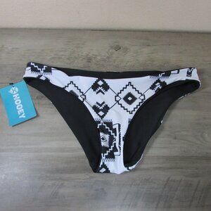 Hooey Women's 2XL The Rally Reversible Bikini Swimsuit Bottom - Black